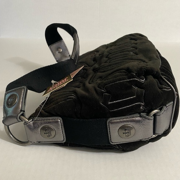 Vintage Juicy Couture Royal Juicy Black Velour Bag from 2009 With Original Tags - Picture 9 of 14